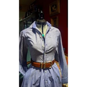 Indigo Collections, Denim A-line Button-up Dress